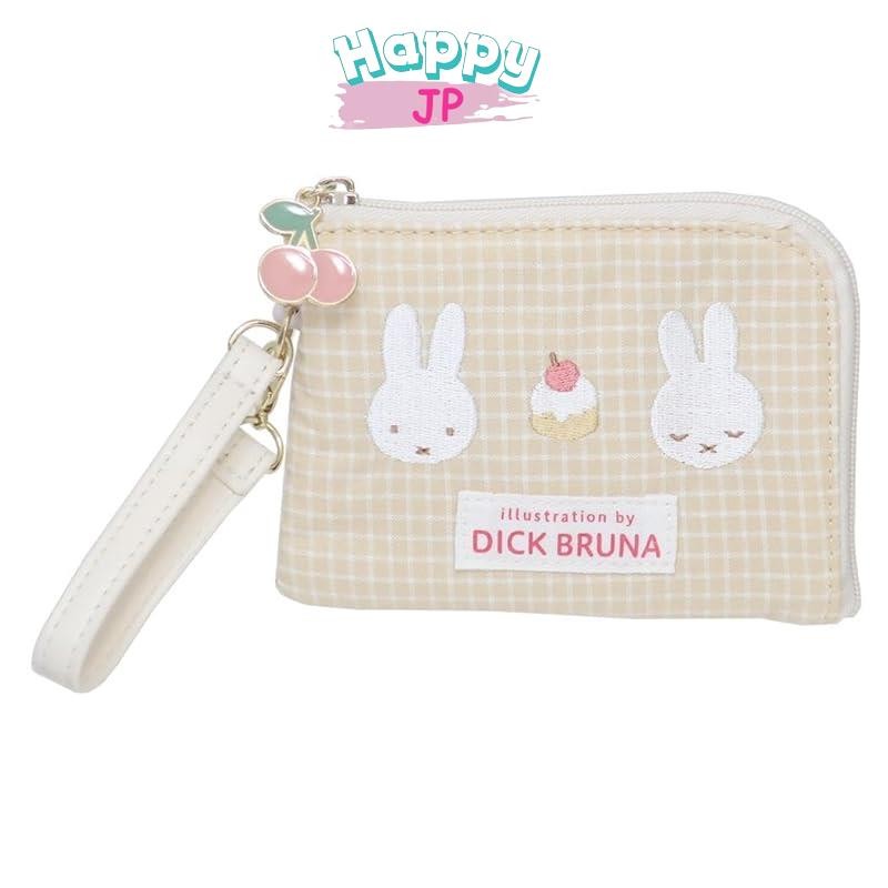 Marimo Craft Daily Pouch IV Check Series miffy W110×H80×D10mm DBM-2427 ...