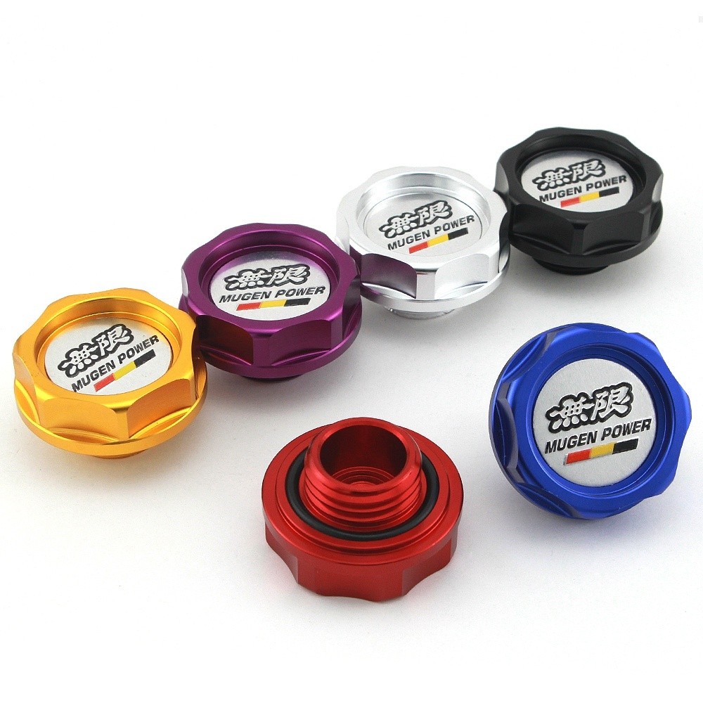 Mugen Aluminum Car Engine Oil Cap Fuel Fill Tank Cap for Honda Civic ...