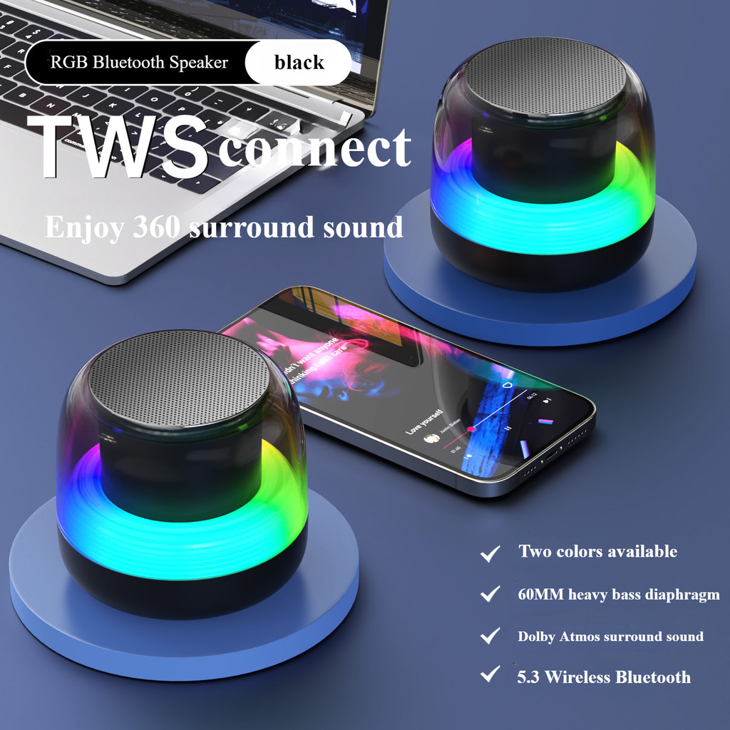 Ultra-small mini colorful bluetooth speaker subwoofer outdoor travel ...