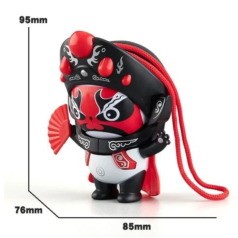 Chinese Style Sichuan Opera Face Changing Doll Panda Ornament Peking ...