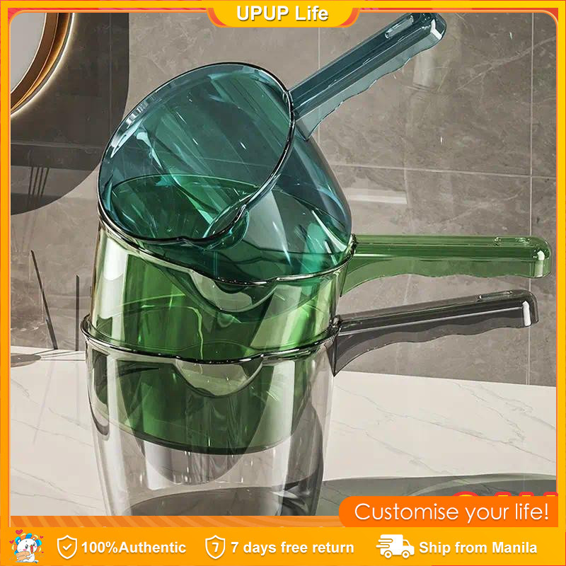 Water Dipper Clear Tabo Aesthetic Transparent Scooper Bathroom Toilet ...