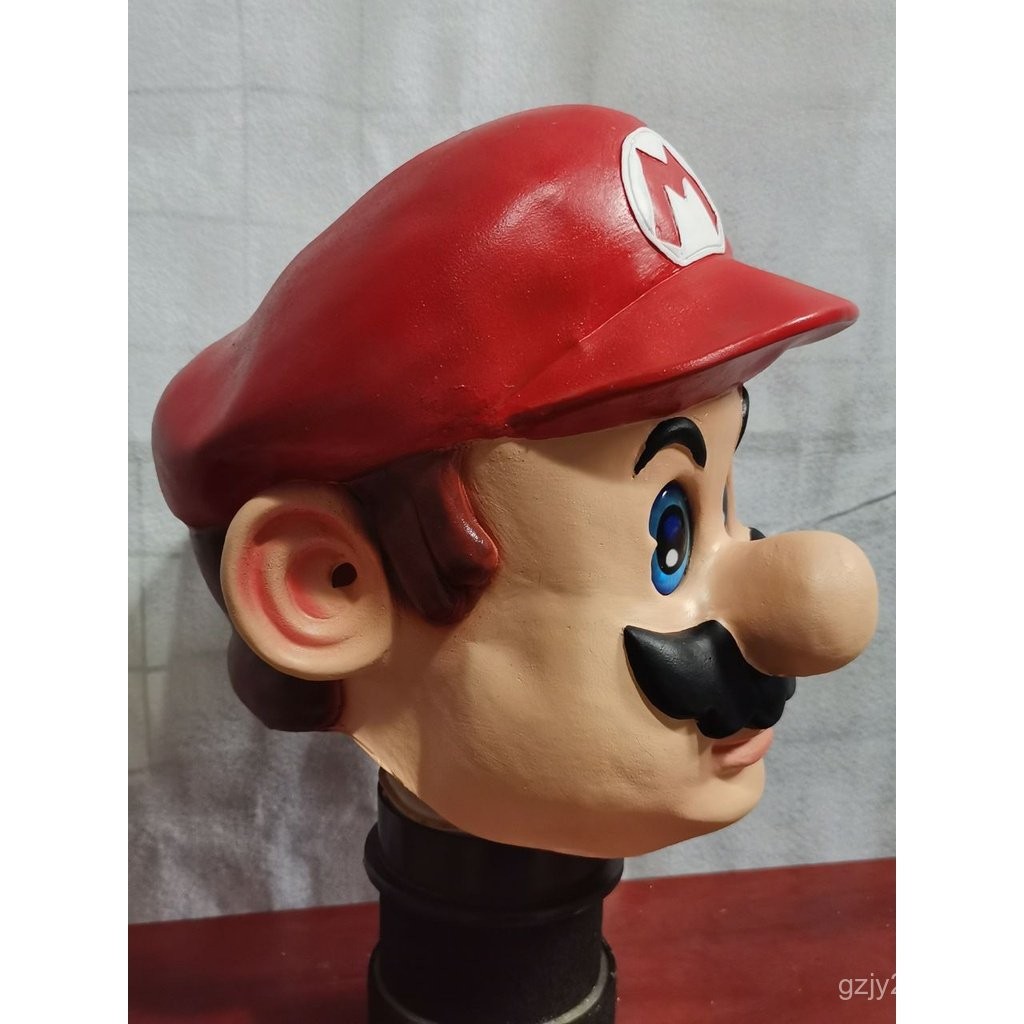 Halloween New Mario Movie Super Mary Same Latex Mask Bar Party ...