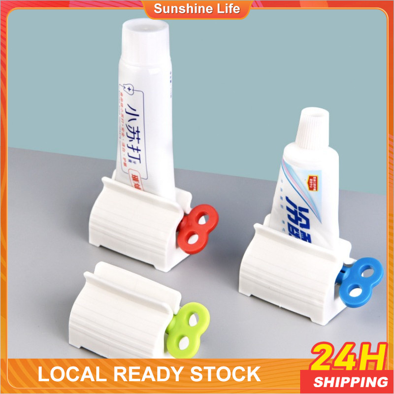 Lazy Toothpaste Squeezer Creative Simple Toothpaste Clip Rolling Tube ...