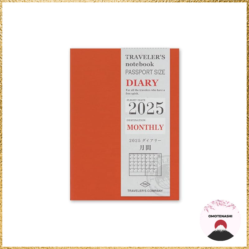 Reimei Fujii LAR2584 Notebook Refill, Pocket Size, 2-Month Layout, April 2025 Start - View #4