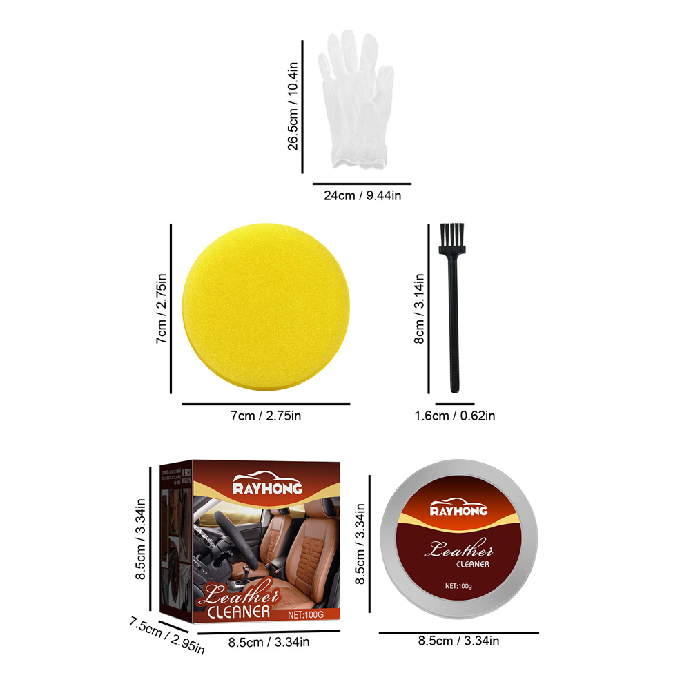 Leather Conditioner Sofa Bag Repair Cleaner Car Seats Polishing