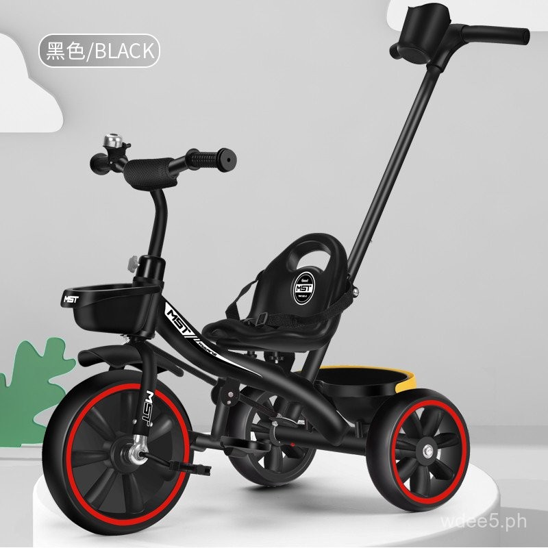 Children's Tricycle Bicycle1-3-6Year-Old Children's Trolley Bicycle ...