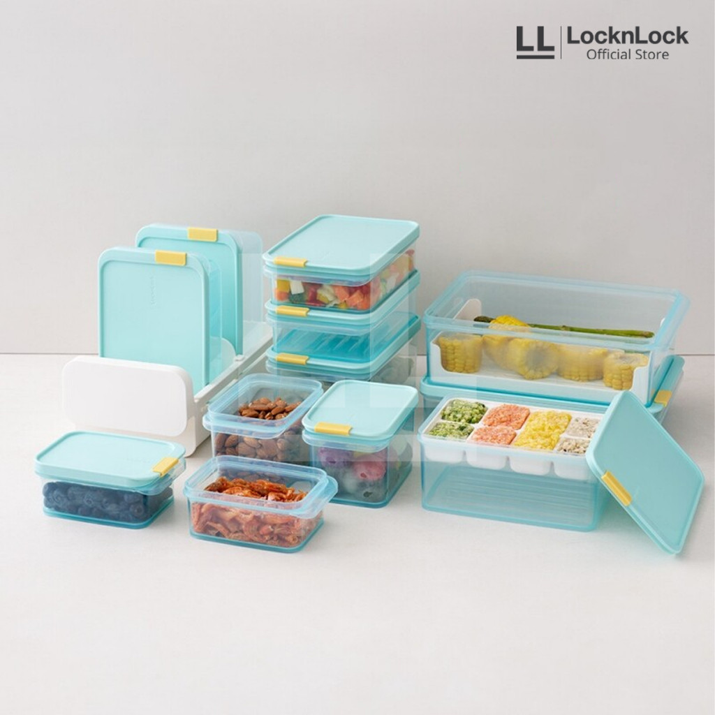 LocknLock Freezer Fit Lunch Box HFL101 HFL102 HFL103 HFL104 450ML 750ML ...