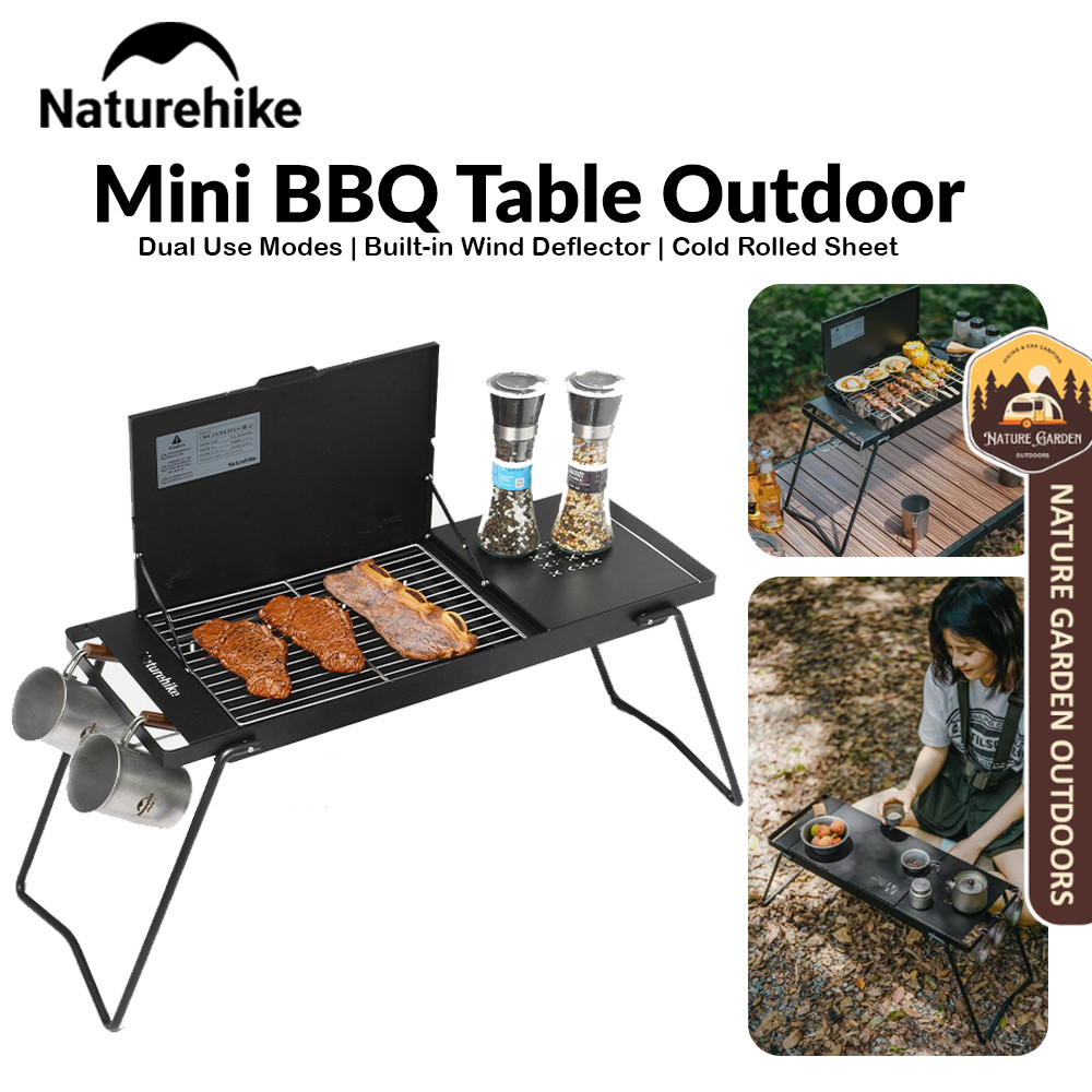Naturehike Mini BBQ Table Outdoor Portable Lightweight Folding Tabletop ...