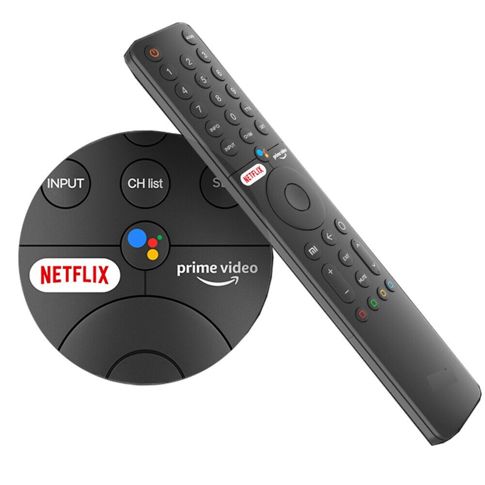 Qiilu Télécommande Remplacement Voix pour Télévision MI P1 L32M6 L43M6
