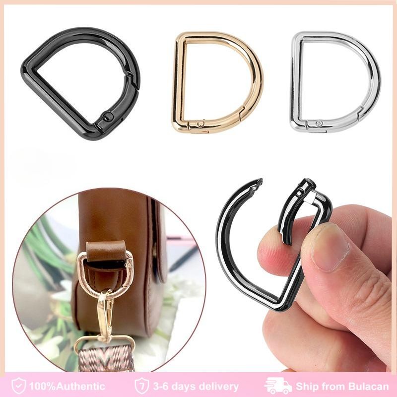 [No Stitching]D-Shaped Spring Ring For Bags Handbag Crossbody Shoulder ...