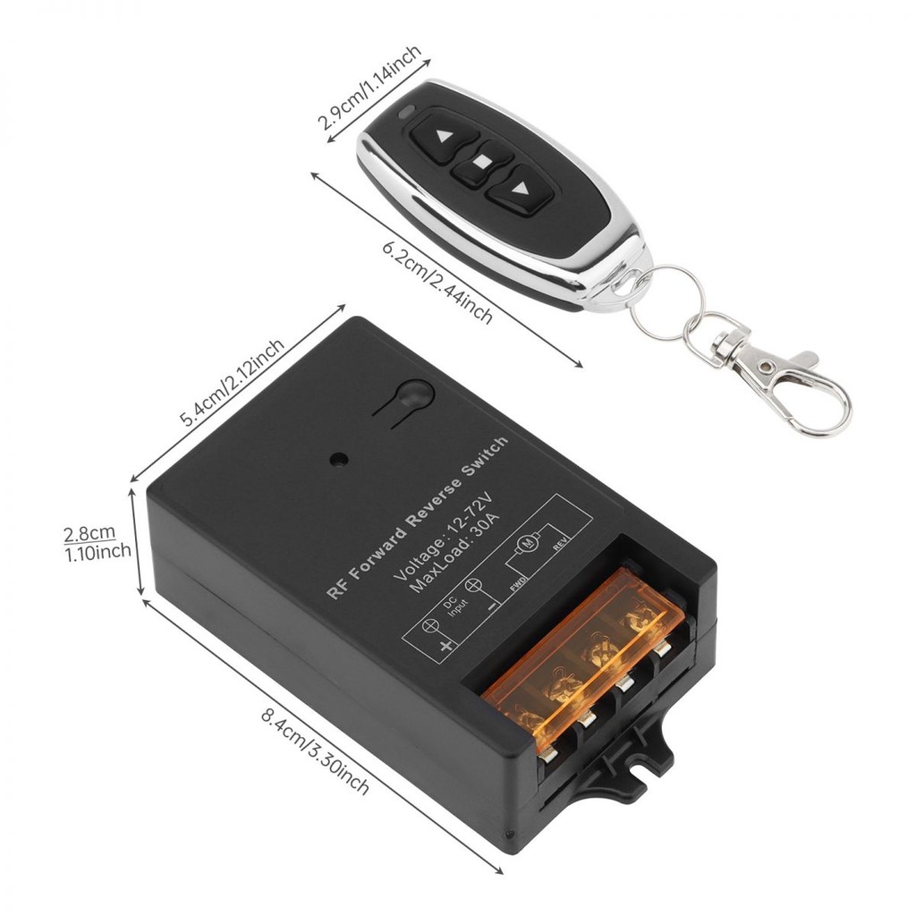 DC Motor Forward and Reverse Switch 12V - 72V 30A Linear Actuator ...