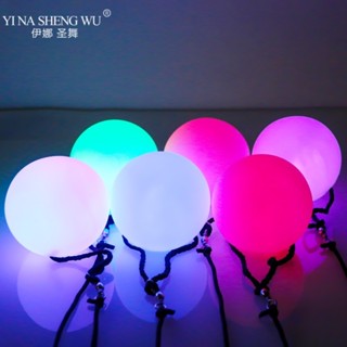 RQ+`10 Pieces LED Balls RGB Glow Stage Performance LED POI Thrown Balls ...