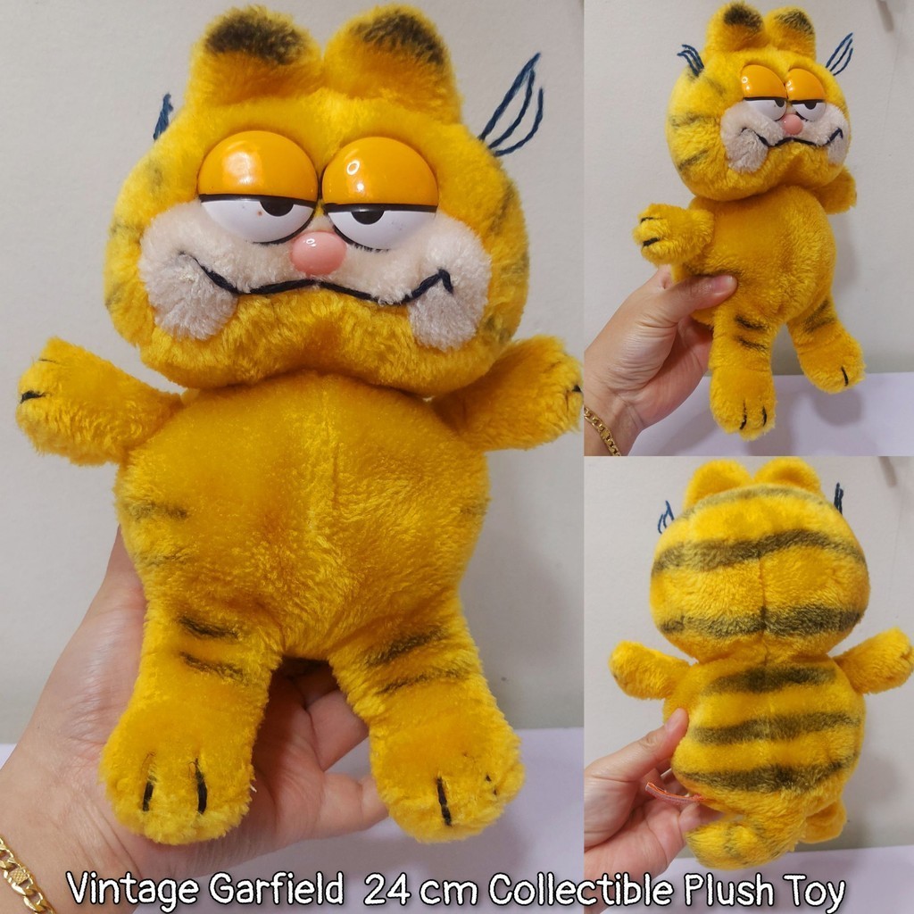 Vintage Garfield 24 cm Collectible Plush Toy | Shopee Philippines