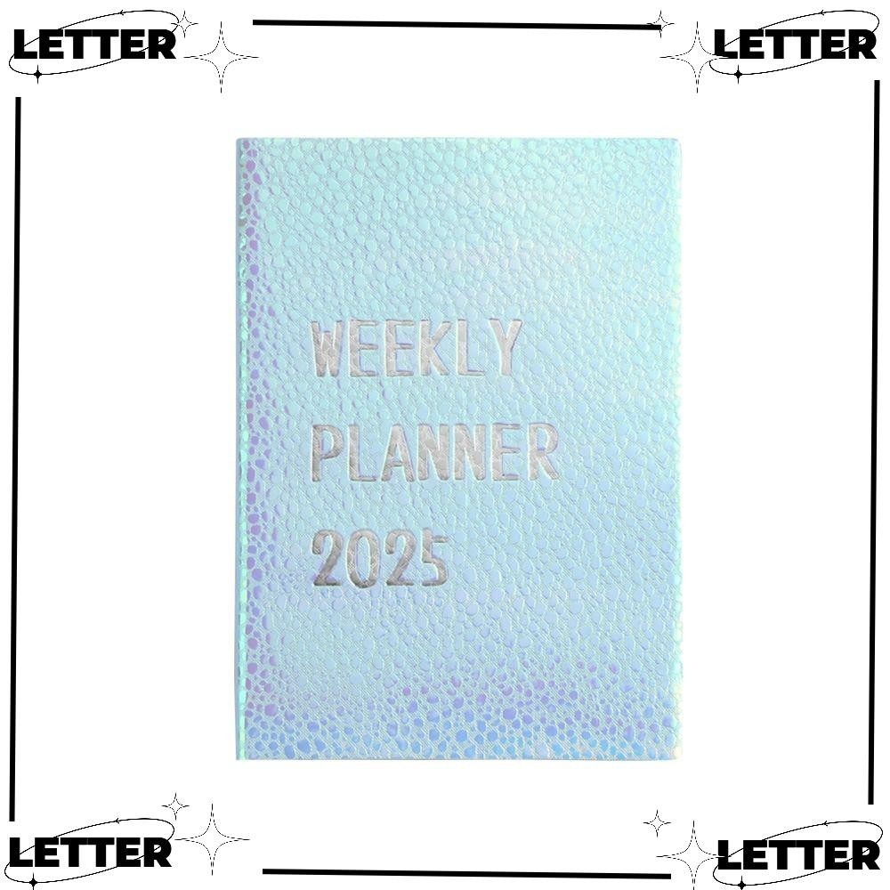 LET 2025 Agenda Book, A5 with Calendar 2025 Planner Notebook, Creative