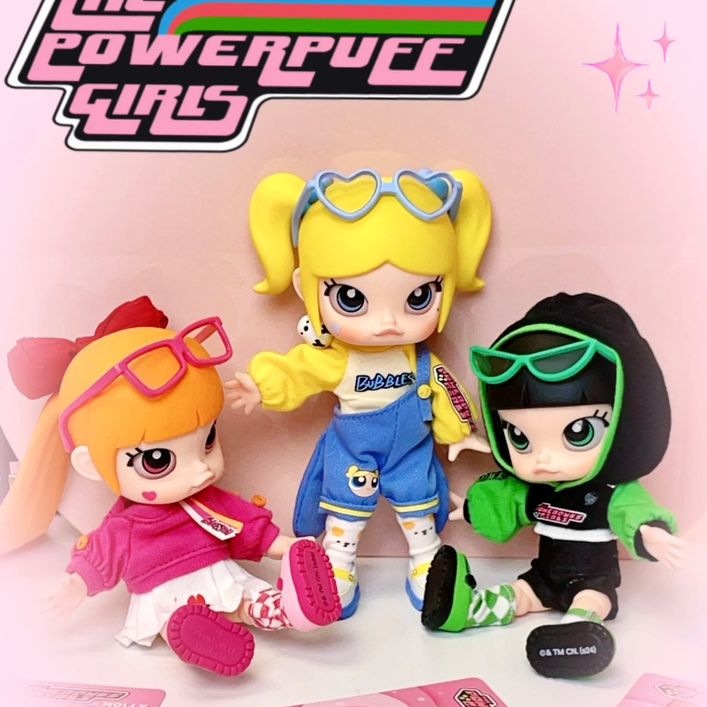 MOLLY×The Powerpuff Girls Action Figure POPMART MOLLY × The Powerpuff Girls Series 5.1