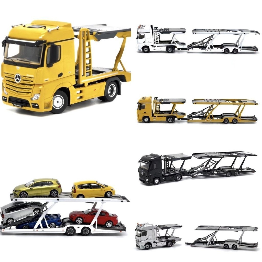 MB Mercedes Benz Actros - Double Decker Car Transport - Pink