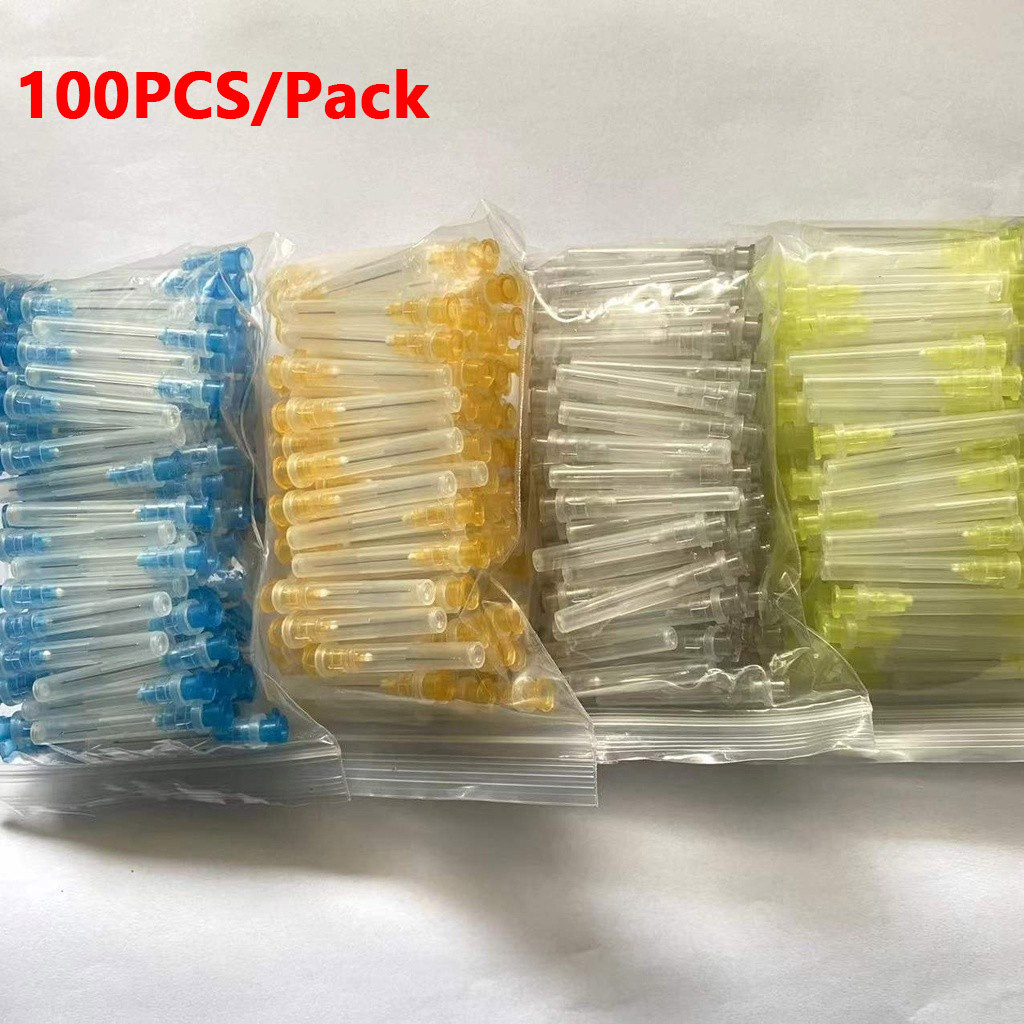 100Pcs Unilateral Opening Disposable Needle Bendable | Shopee Philippines