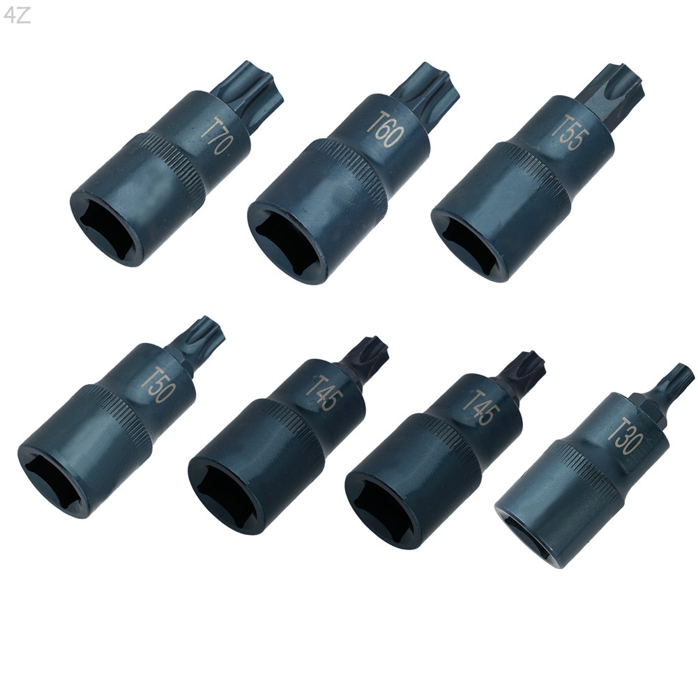 Torx Screwdriver Bit Tool 1/2inch Socket Bits Adapter T30-T70 Adapter ...