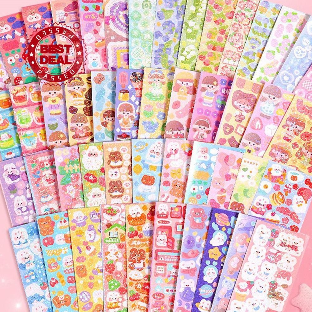 10/goo Card Stickers Diy High Color Girl Handbook Kids Handbook Sticker ...