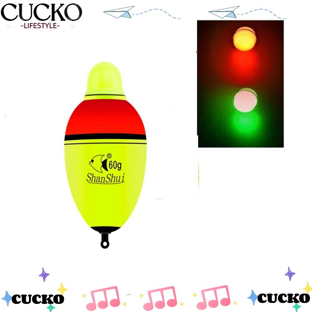 CUCKO Visual Anchor Fish Float, Plastic Green Electron Foam Float ...