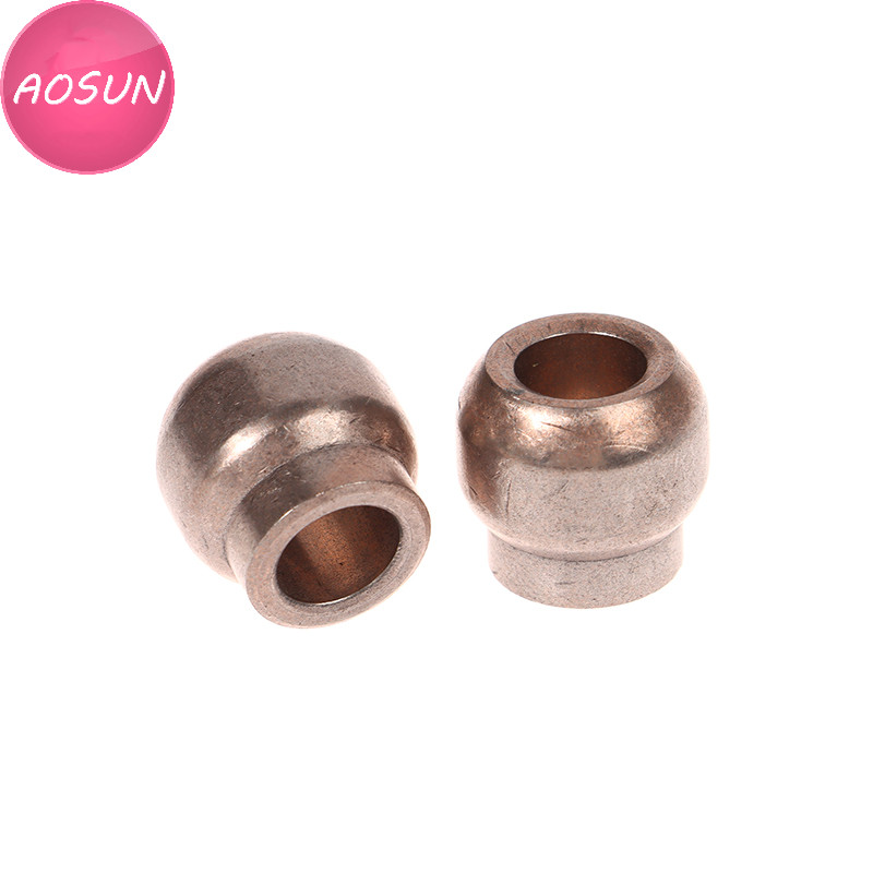 AOSUN 1Pc 10mm Hole Shaft Iron Copper Alloy Bearing Bush 20mm Outer