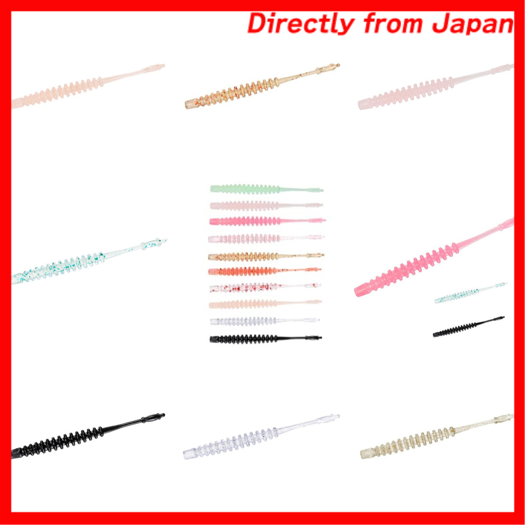Daiwa Rockfish Mackerel Worm Gekkabijin Sword Beam 2.2 - Sunburn Dot Glow, Hexagonal Body For Realistic Action - View #6