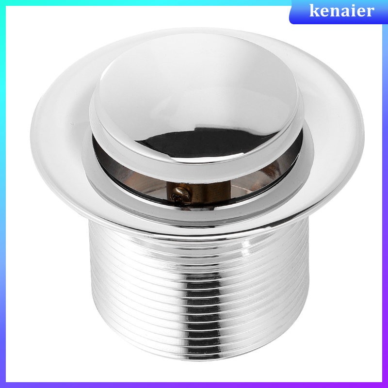 Drain Pipe Fittings Drainage Tub All Bronze Bathtub Drainer Foot Step Bathroom Basin Push Button ...