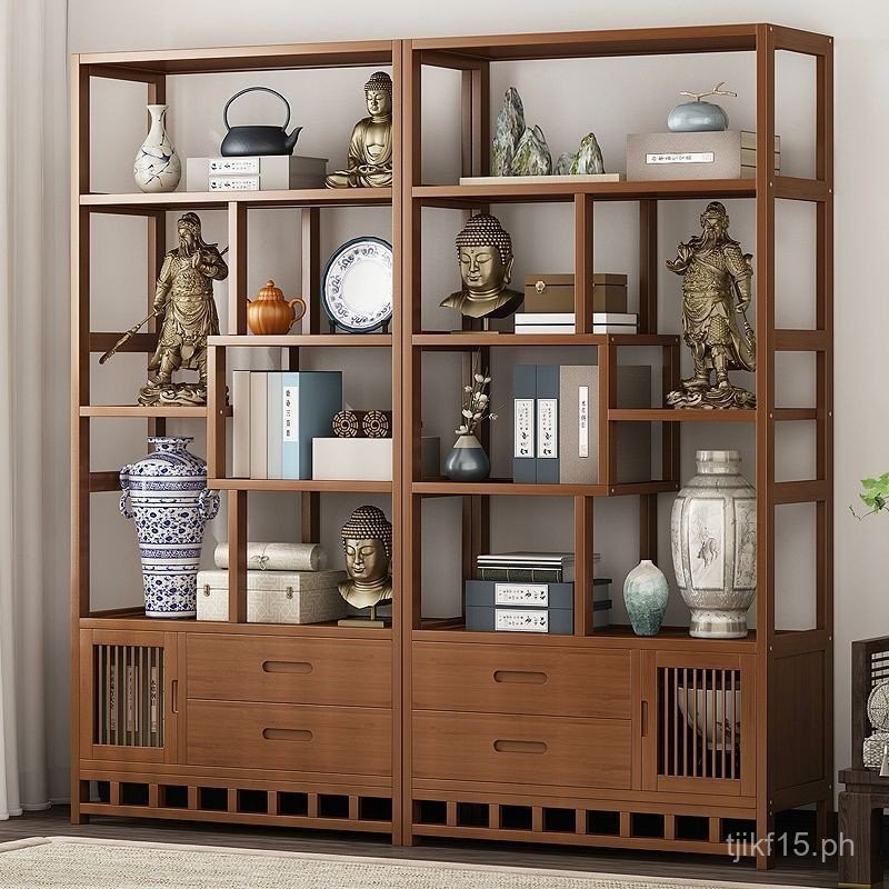 Bogu Rack New Chinese Style Tea Room Storage Rack Simple Bookshelf ...