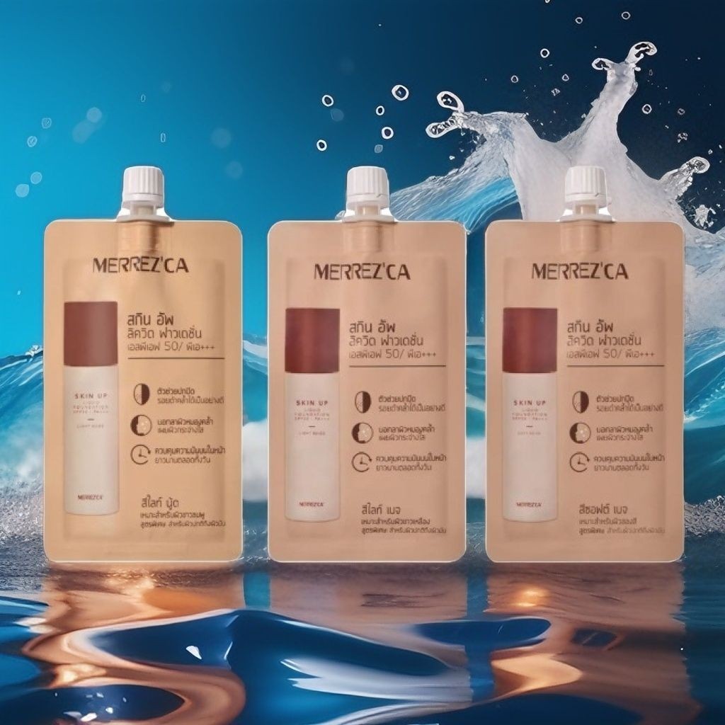 Thailand merrezca Liquid Foundation skin up Makeup Creamy skin ...
