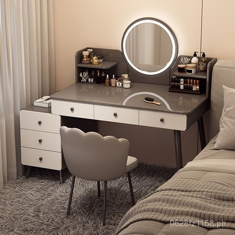 Integrated Dresser Table Makeup Storage New Dressing Table Bedroom ...
