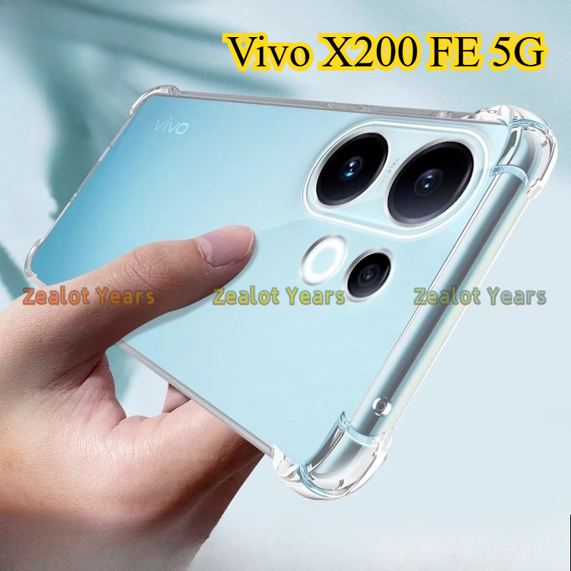 Casing for Vivo X200 FE 5G X200FE Shockproof Clear Phone Case Slim Soft ...
