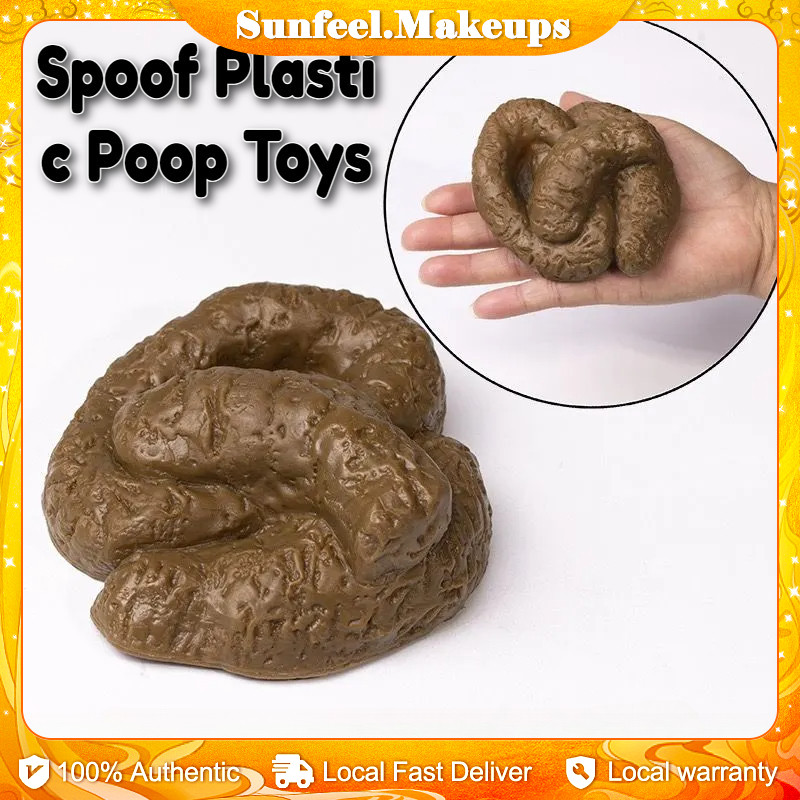 April Fools Prank Fake Dung Poop Halloween Props Toy Simulation Plastic ...