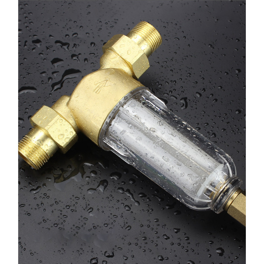 1 Inch Food Grade Brass 40 Micron Filtration Reusable Whole House Spin ...