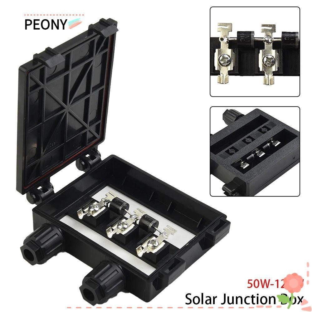 PEONY 1Pcs Solar Junction Box, Electrical Testing Tool IP65 Waterproof ...