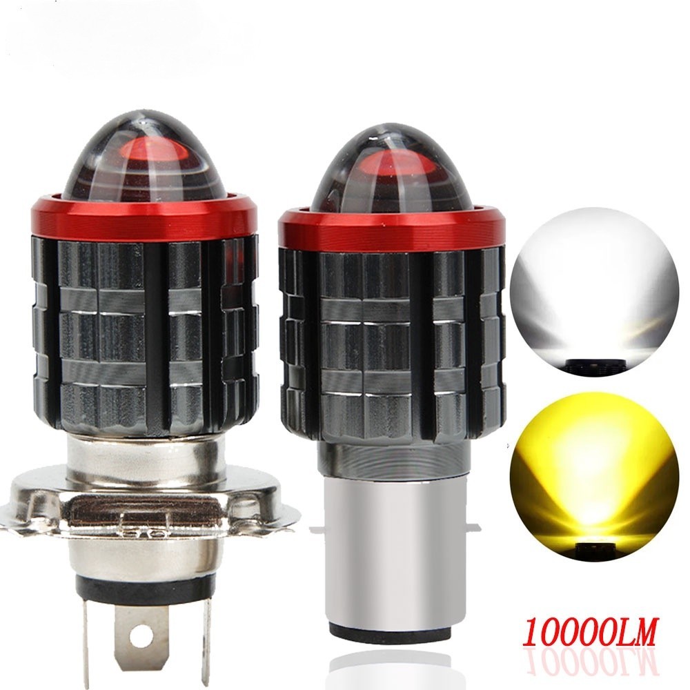 H4 LED Moto H6 BA20D LED Moto Motorcycle Headlight white yellow Bulbs