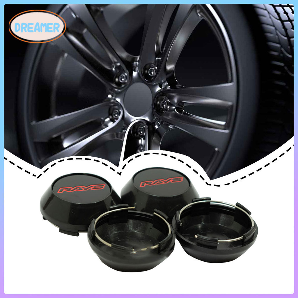 65MM Auto Car Wheel Center Hub Caps RAYS Auto Car Logo Emblem Wheel ...