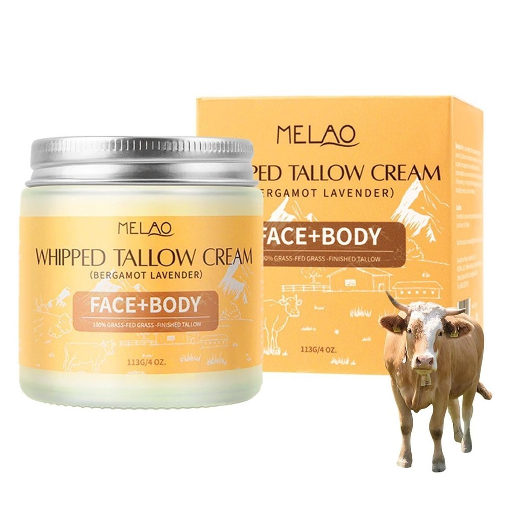 Beef Tallow,Beef Tallow Balm for Skin Care,Grass Fed Tallow & Honey ...