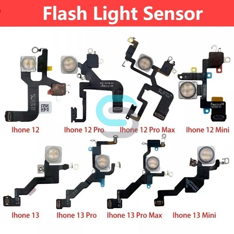 LED Flash Light Sensor Flex Cable For Phone 12 13 Pro Max mini ...