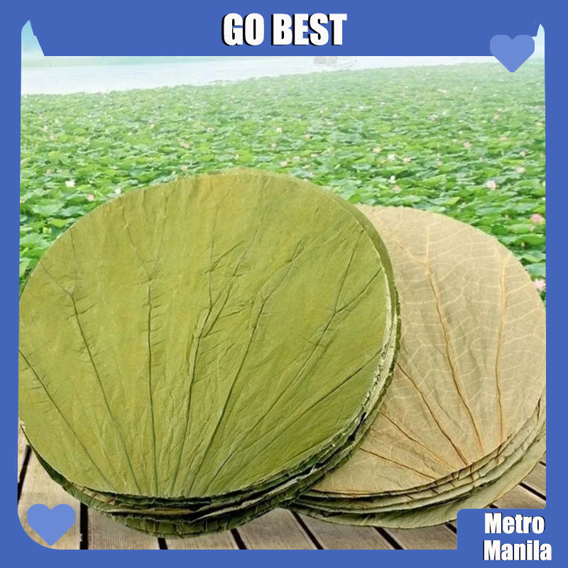 100Pcs Round Premium Dried Lotus Leaves For Steamed Rice And Glutinous ...