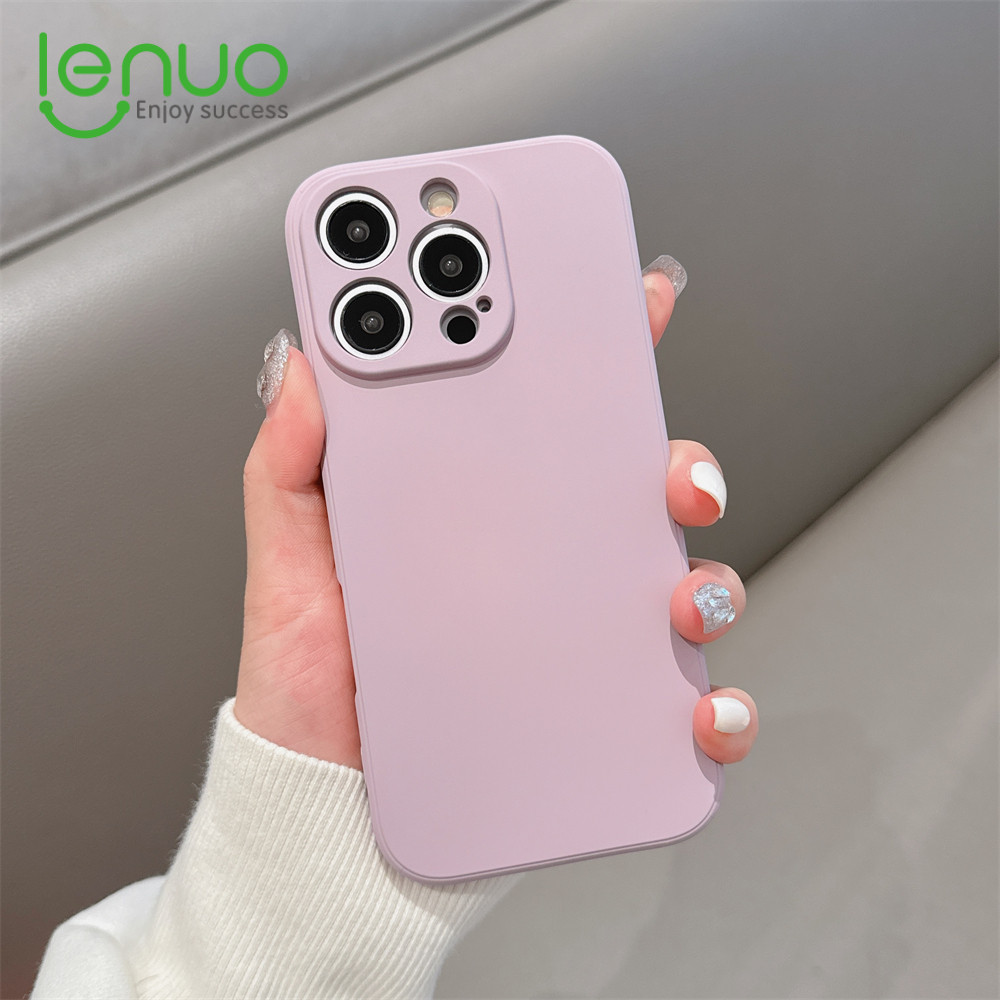 Lenuo Macarons Color Phone Case For iPhone 16 15 14 Pro Max ip 16 15 14 ...
