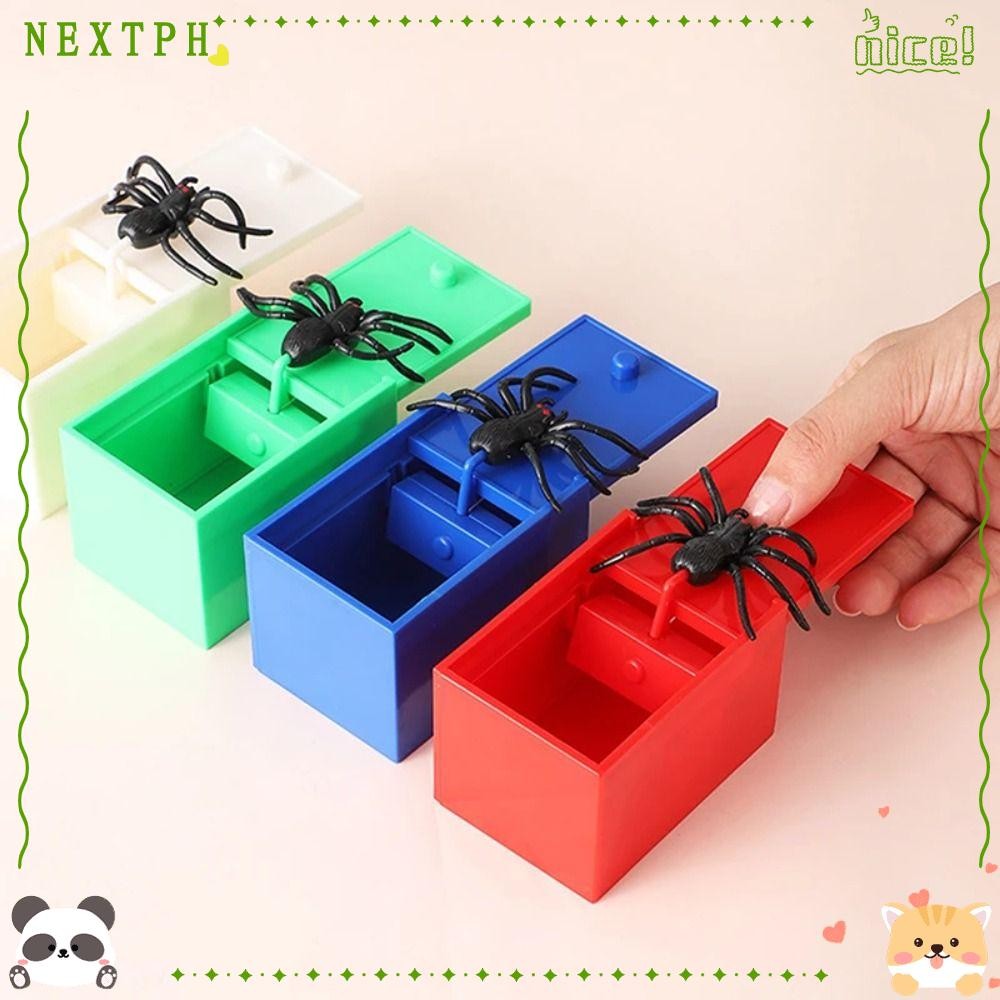 NEXTPH Prank Prop, Hidden in Mischief Spider Scare Box, Random Color ...