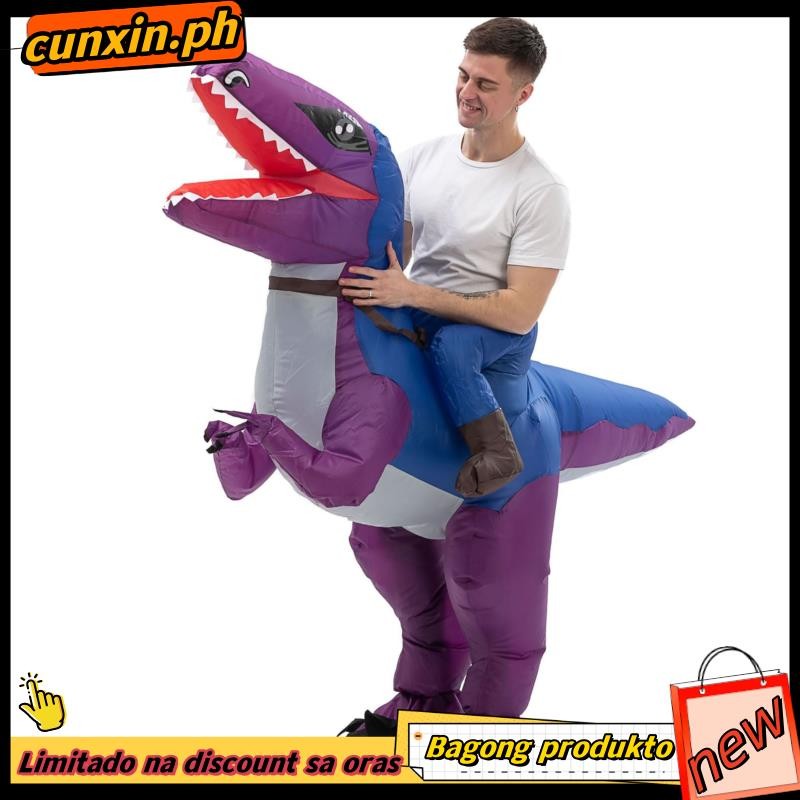 [saobo95xm]Inflatable Dinosaur Costume Ride on Dinosaur Costume Blow Up ...
