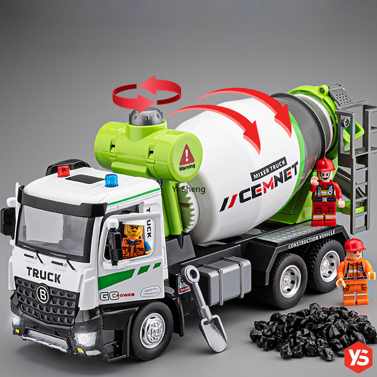 big size,1/18 Scale Battery Operated Cement Mixer Construction