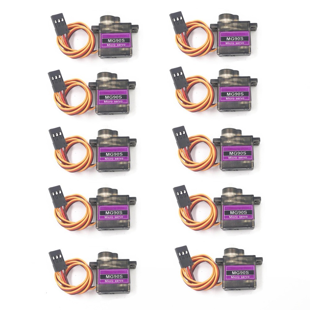 Micro Servo Digitale MG90S 9g, Ingranaggi Metallici, Alta Velocit&agrave;, Per Aerei/elicotteri/auto/barca RC