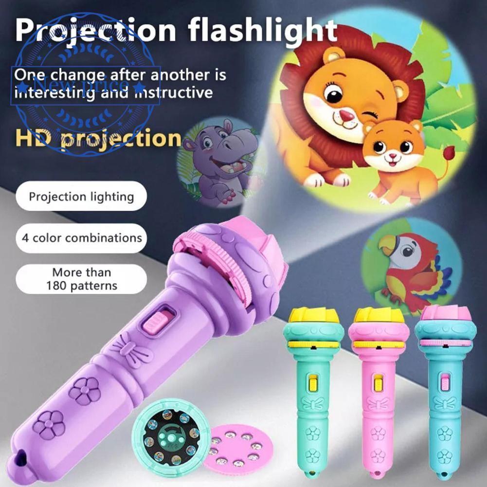 24 Patterns Santa Christmas Tree Flashlight Projector Torch Lamp Toy ...