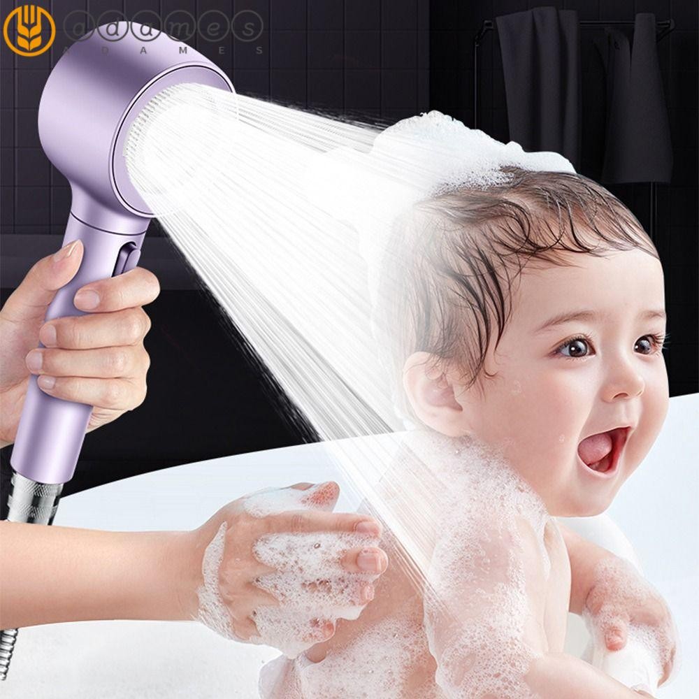 ADAMES 3D Shower Head, Antiscale Pressurized Boosting Showerhead