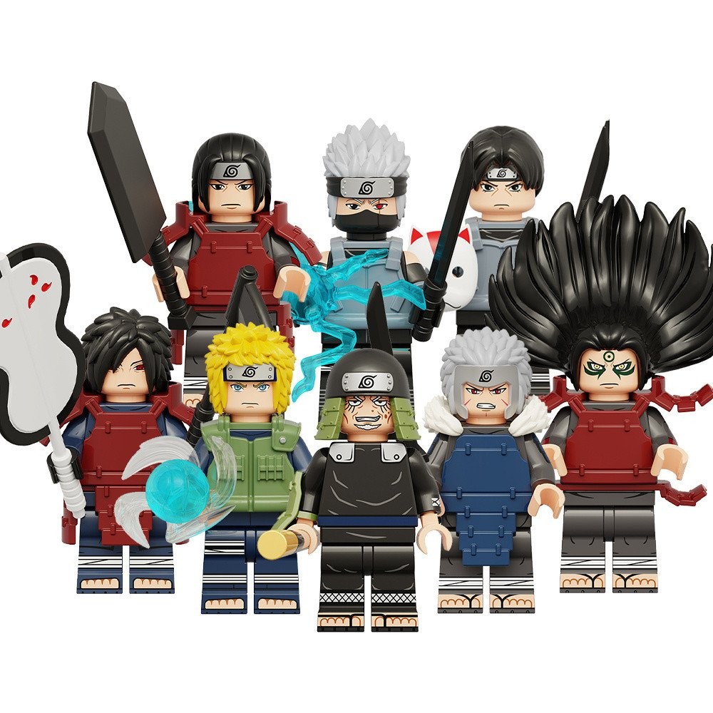 Free Shipping Naruto Minifigure Set - Hokage Building Blocks Compatible ...