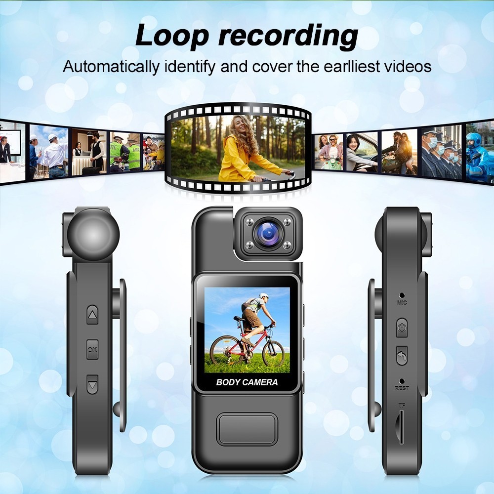 HD 4K Mini Wi-Fi Digital Camera Portable Video Recorder Body Infrared ...