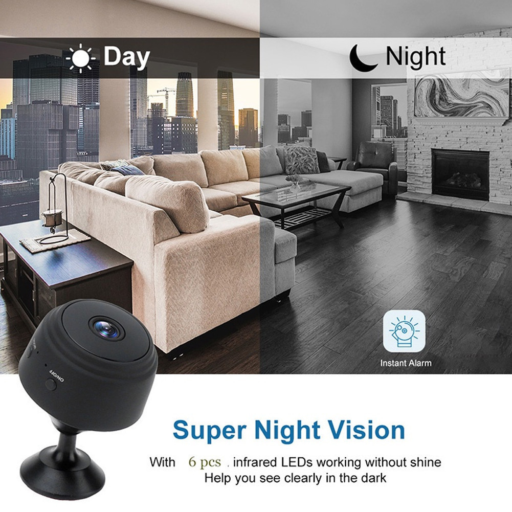 (COD) A9 Mini Wireless CCTV Camera - 1080P HD WiFi Security Cam for ...
