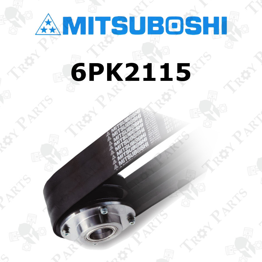 Mitsuboshi Ribstar Rib Serpentine Fan Belt 6PK2115 for Honda HRV HRV